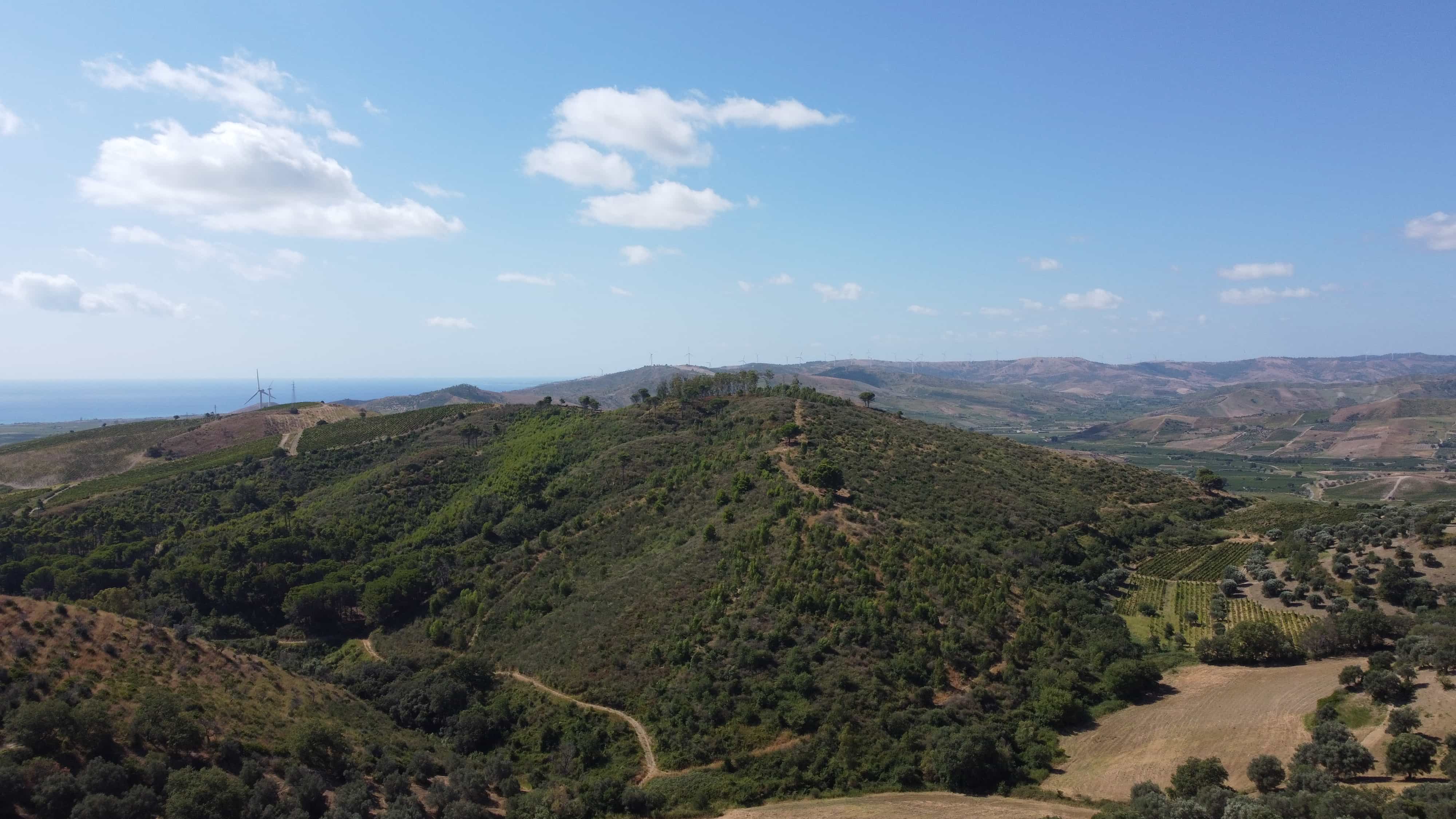 Il contesto paesaggistico circostante al sito enotrio di Cirò Superiore